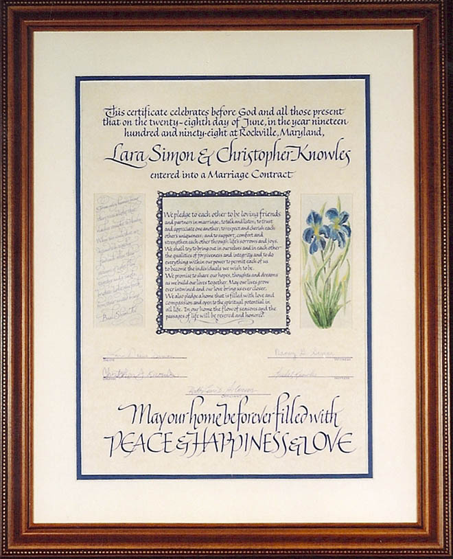 Simon-Knowles Ketubah