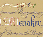 Menaker Recognition