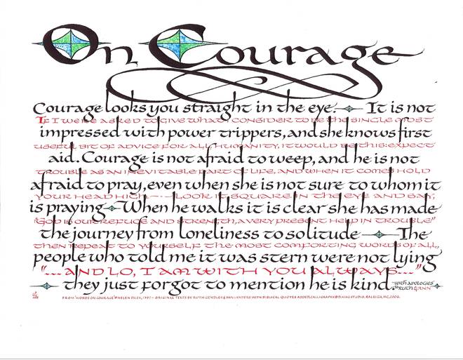 On Courage