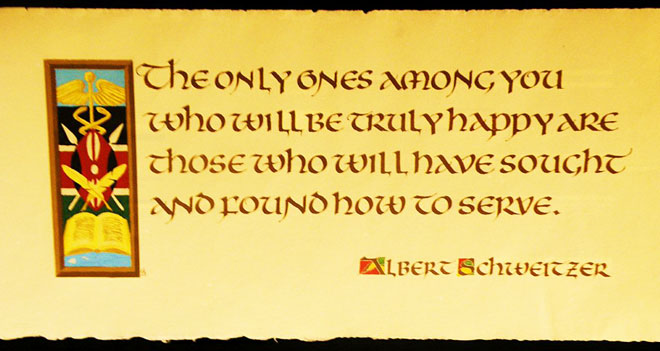 A. Schweitzer on Service