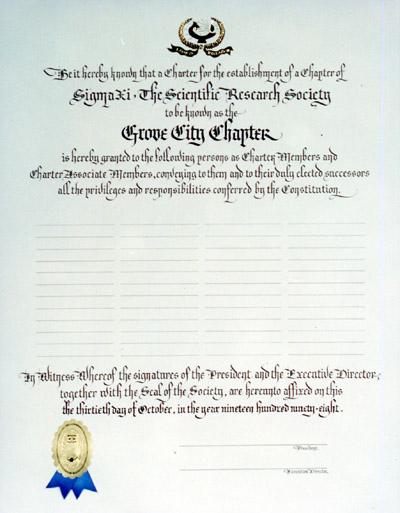 Sigma Xi Charter