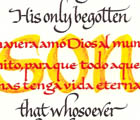 John/Juan 3:16