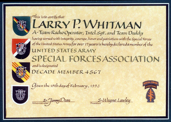 Whitman Citation