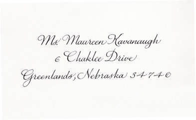 Wedding Thank-you Note Envelope